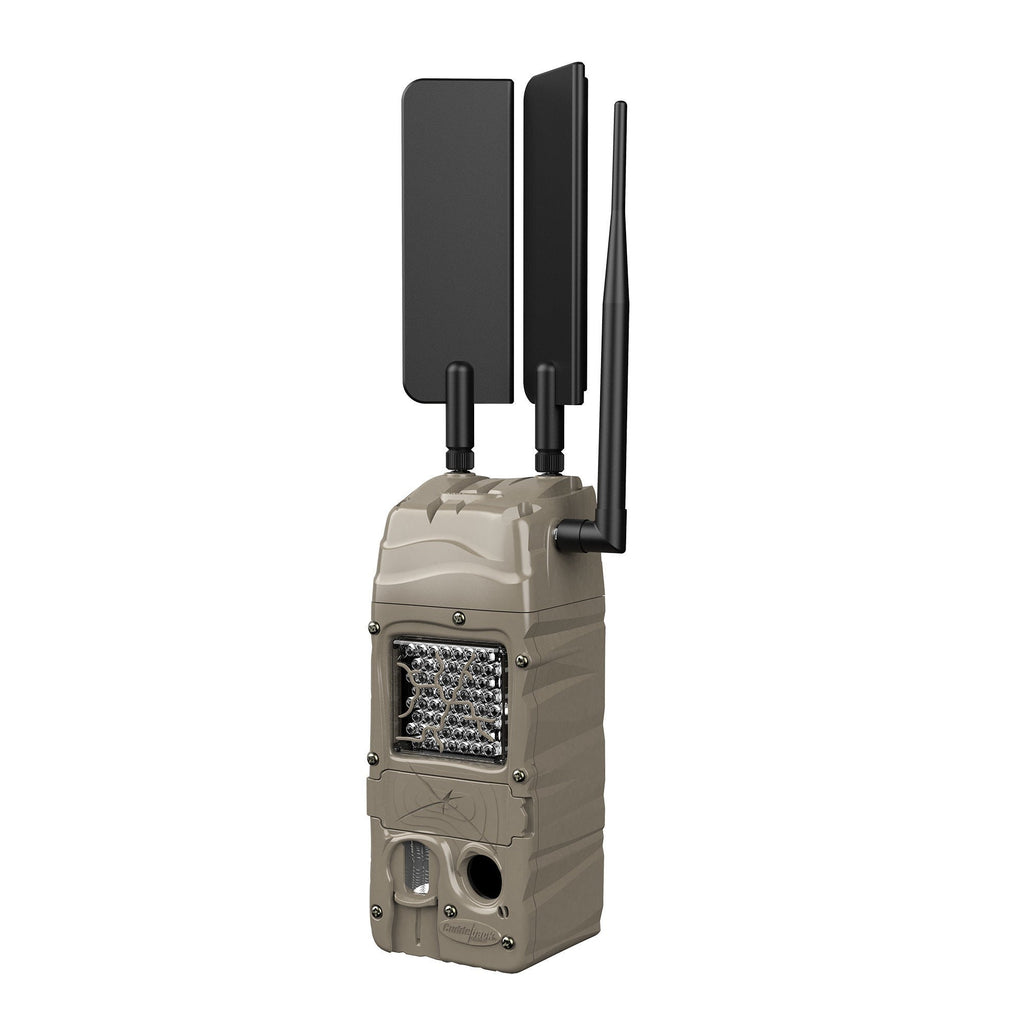 Cuddeback CuddeLink Cell Trail Camera AT&T Medium Bundle w/Solar Power Banks, Mounts Bundle