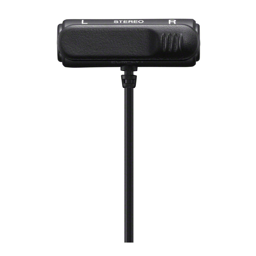 Sony ECM-LV1 Compact Stereo Lavalier Microphone with Case