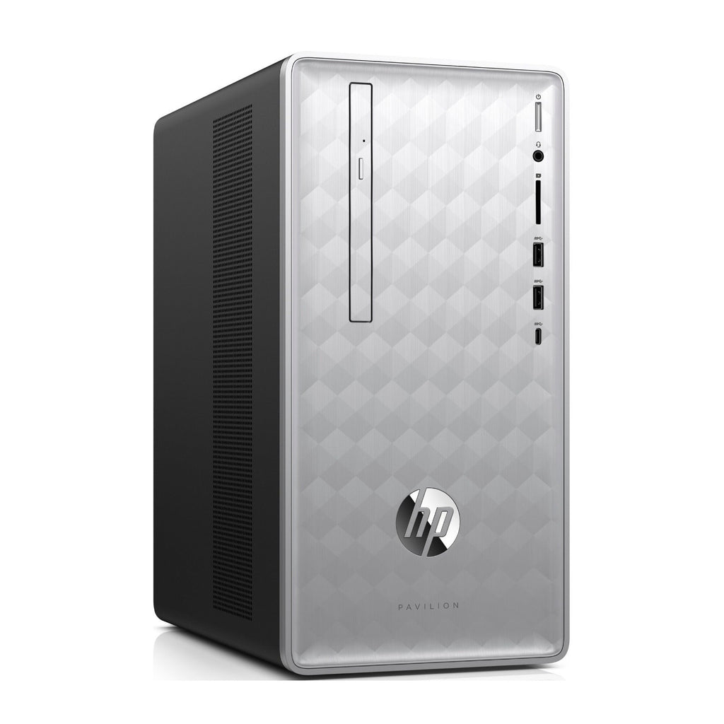 HP Pavilion 590 Desktop PC, 9th Gen Intel Core i5-9400, 16GB RAM, 1TB HDD, AMD Radeon 2GB, Windows 10 (Certified Refurbished)