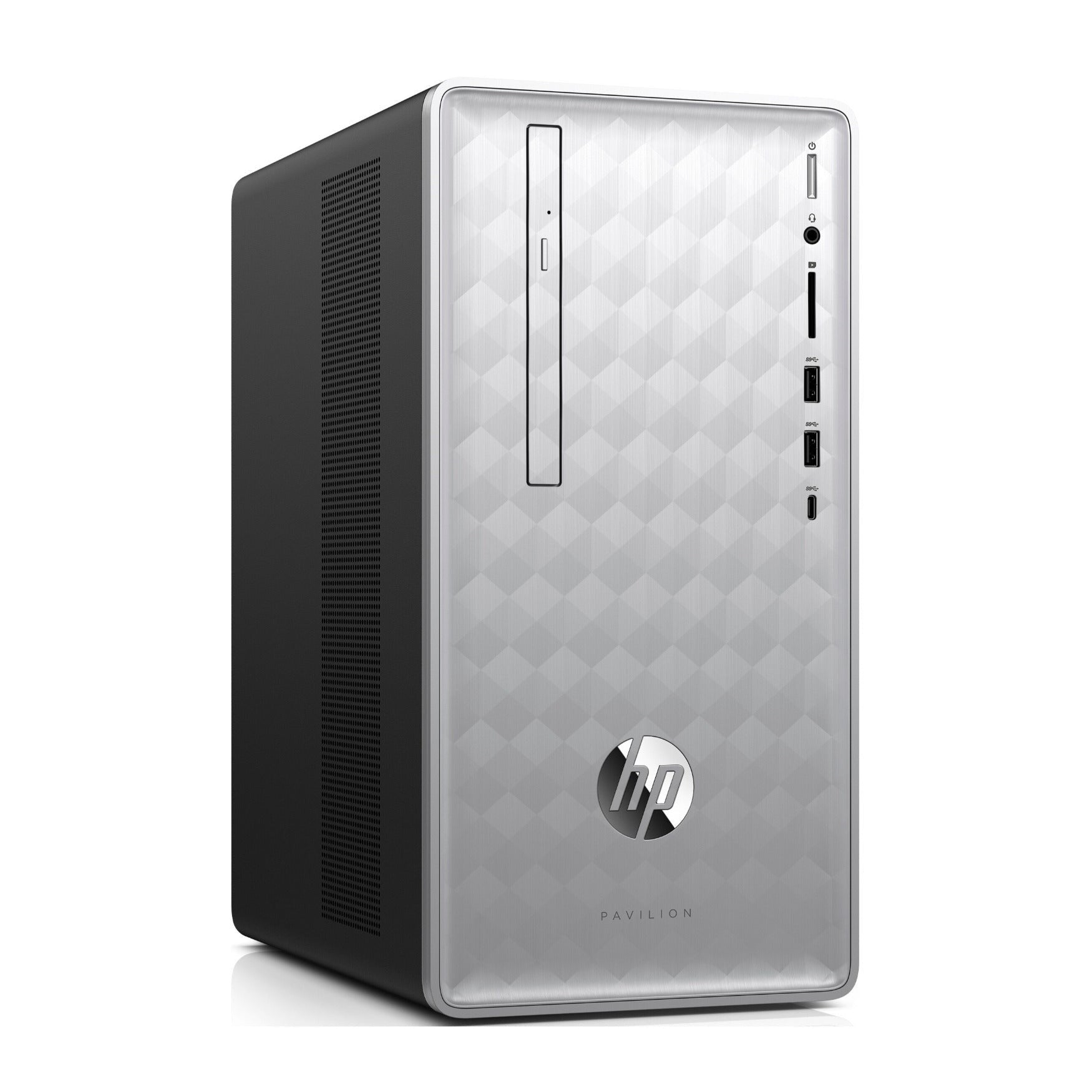 HP Pavilion 590 Desktop PC, 9th Gen Intel Core i5-9400, 16GB RAM, 1TB HDD, AMD Radeon 2GB, Windows 10 (Certified Refurbished)