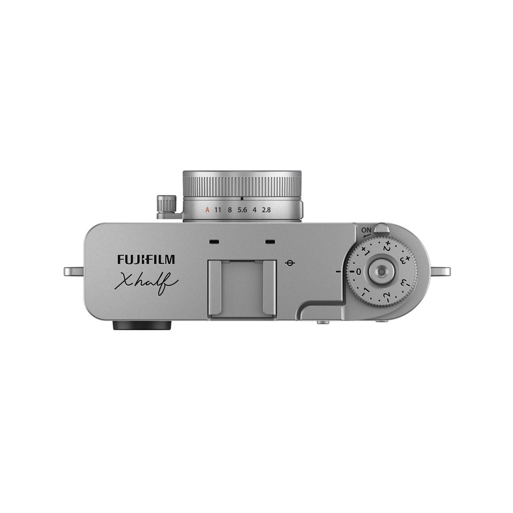 FUJIFILM X Half Premium Compact Camera with 2-in-1 Creative Mode and 26 Creative Filters (Silver)