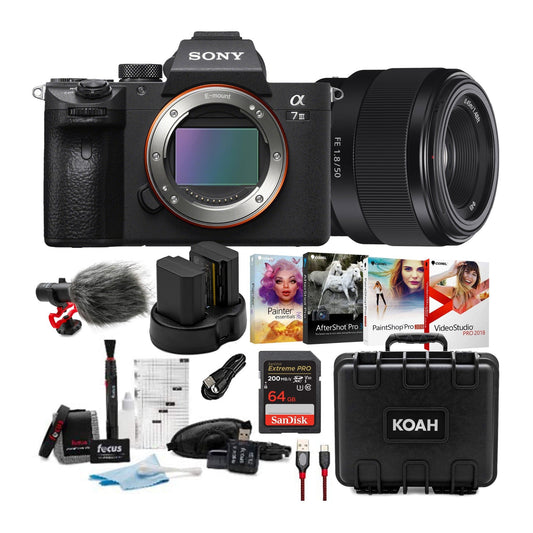 Sony a7 III Full Frame Mirrorless Camera with 28-70mm and FE 50mm f/1.8 Lens Kit