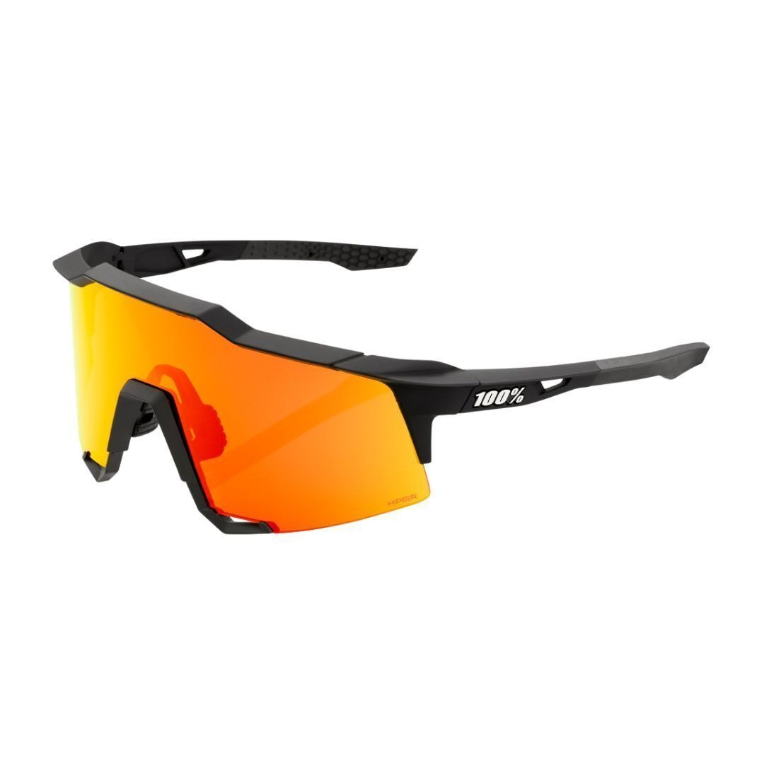 100 Percent Speedcraft Lightweight Polycarbonate Sunglasses (Soft Tact Black)