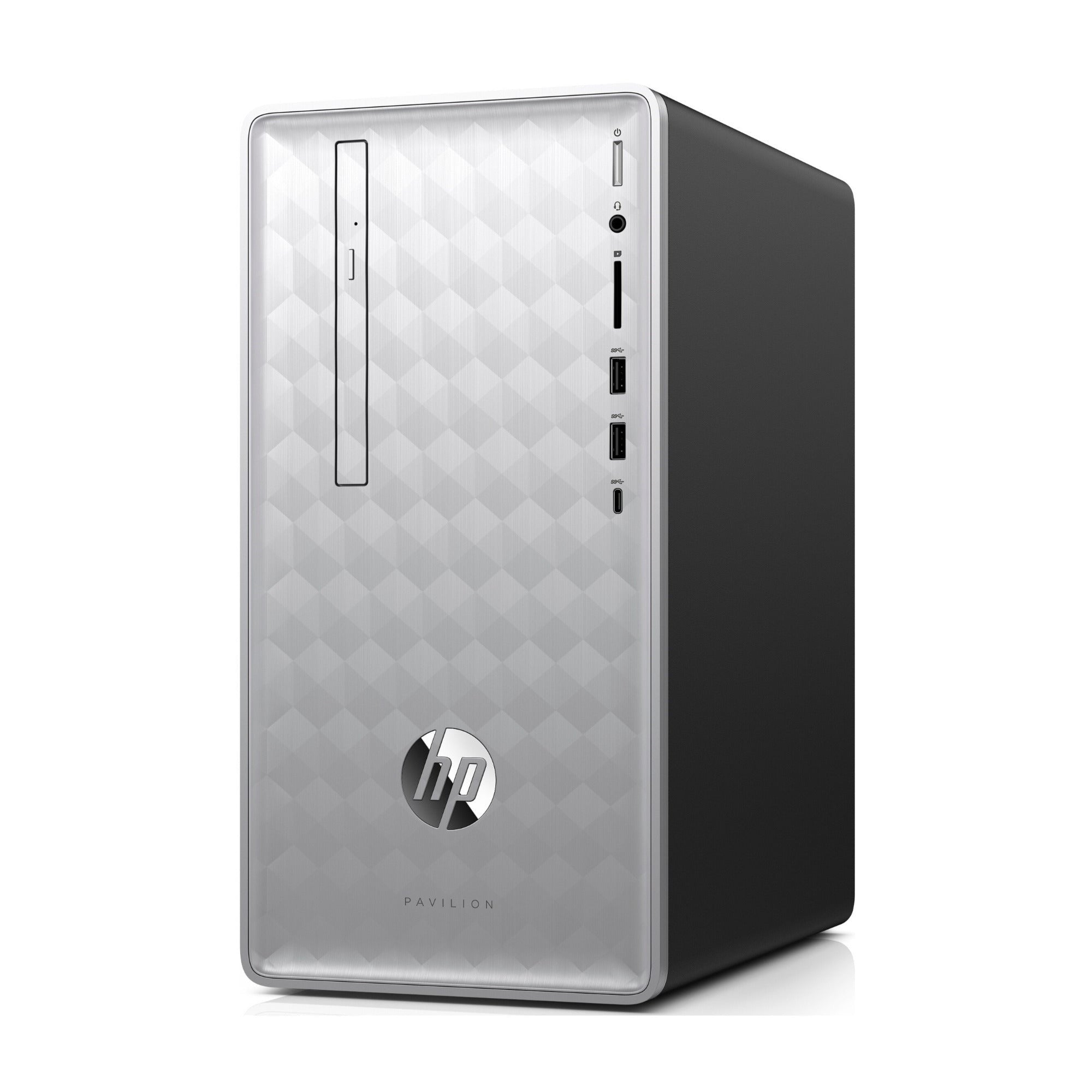 HP Pavilion 590 Desktop PC, 9th Gen Intel Core i5-9400, 16GB RAM, 1TB HDD, AMD Radeon 2GB, Windows 10 (Certified Refurbished)