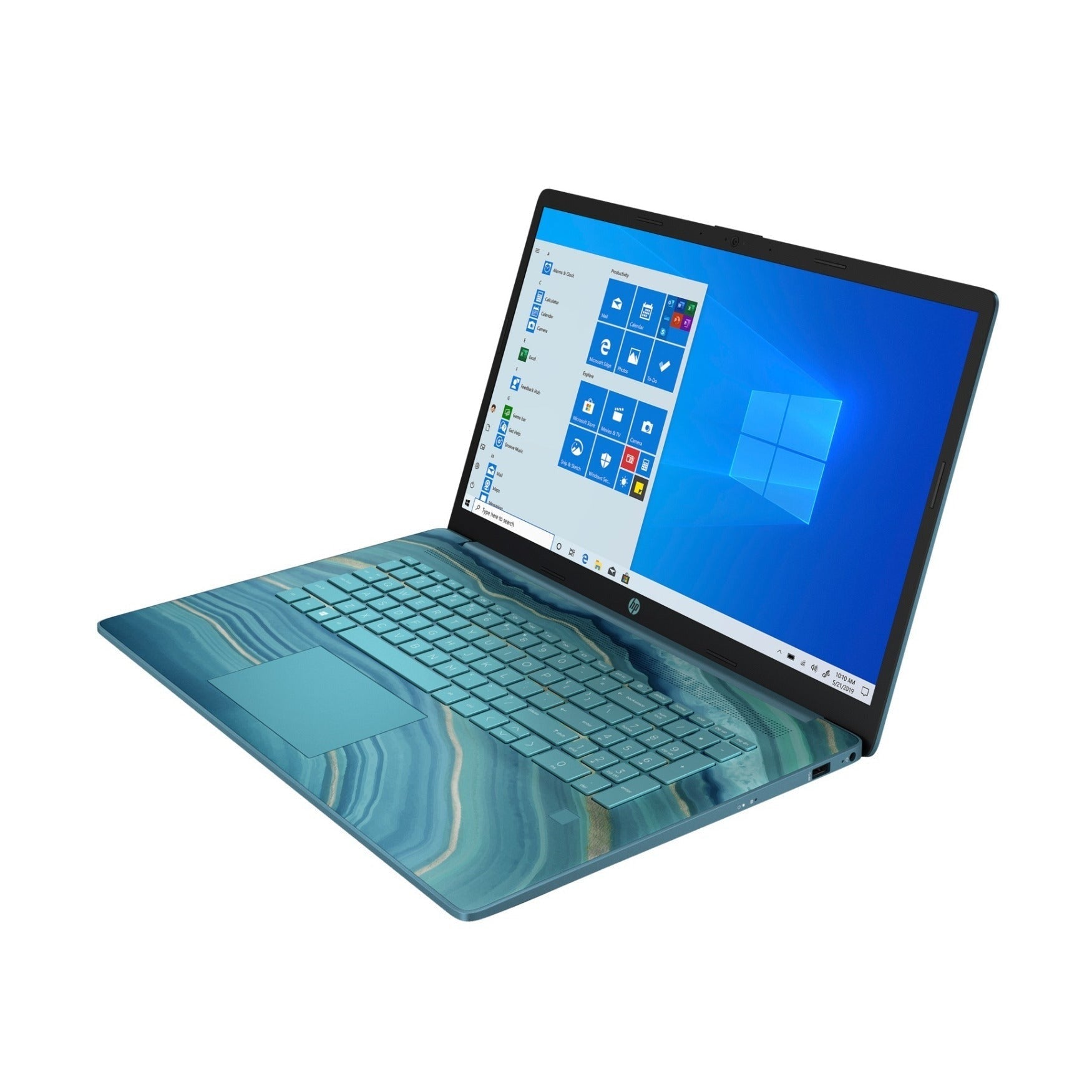 HP 17-CN 17.3" HD+ Touchscreen Laptop, Intel Pentium Gold, 8GB RAM, 512GB SSD, Windows 11 (Underwater Teal) (Certified Refurbished)