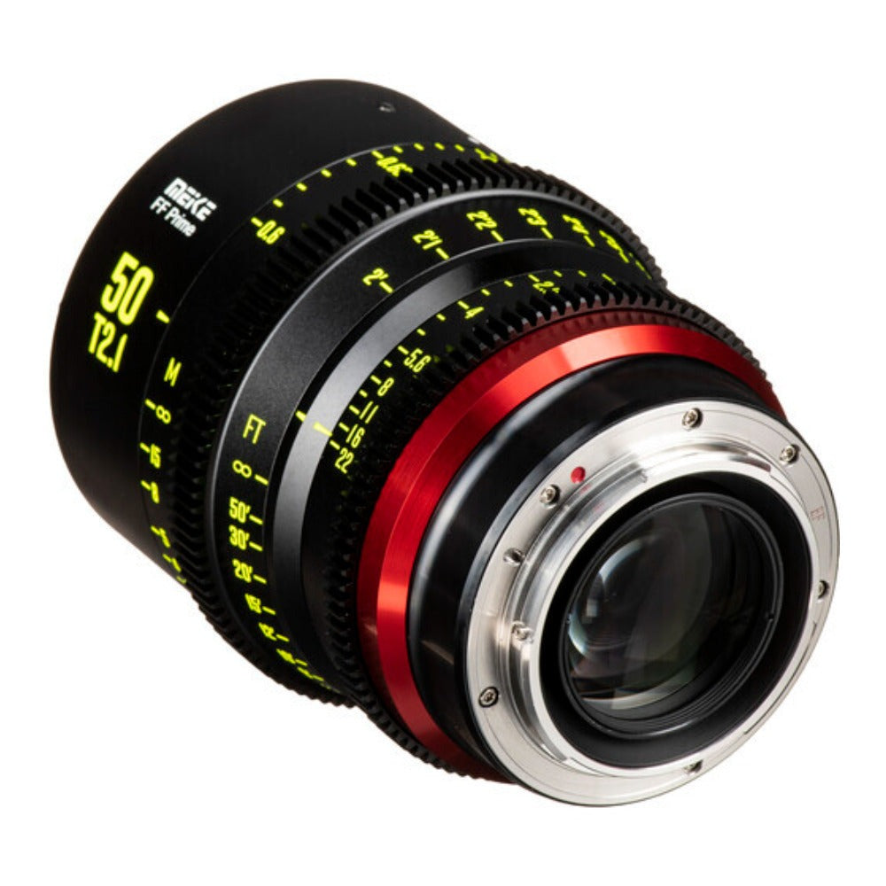 Meike 50mm T2.1 Full-Frame Cine Lens EF Mount (Fee/Meters Marking)