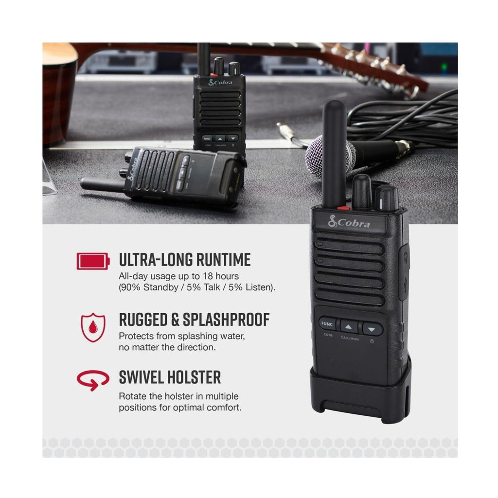 Cobra Pro Business 42-Mile Range 2W FRS Two-Way Radio (6 Pack)