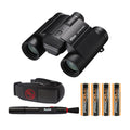 Nikon 10x25 S Dual-Hinge Design Stabilized Binoculars with Accessories Bundle