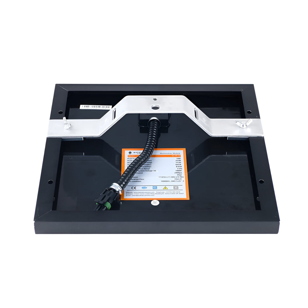 Spartan Solar Panel 10W for GoLive and Ghost Trail Cameras with Bracket Mount Bundle