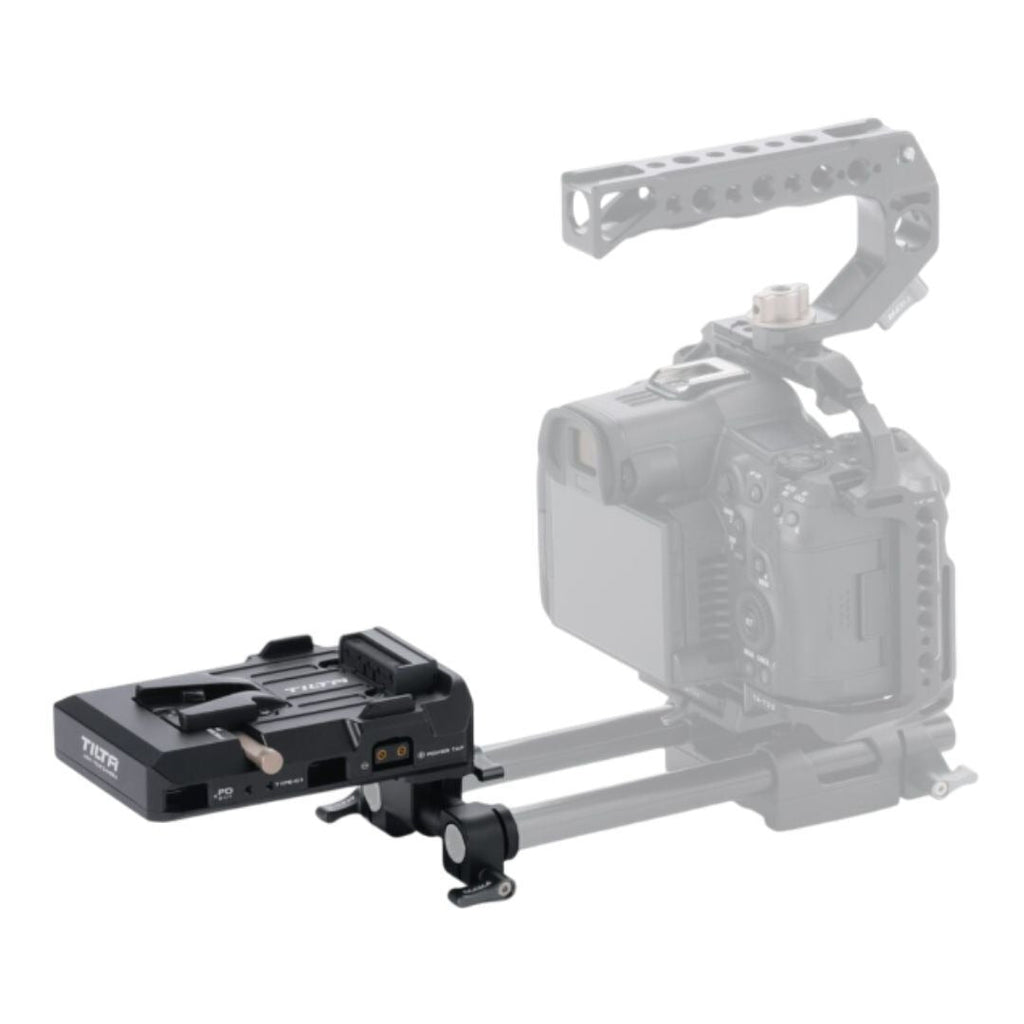 Tilta PD Lightweight Aluminum V-Mount Battery Plate with Dual 14.8V P-Tap and USB-C Ports (Black)