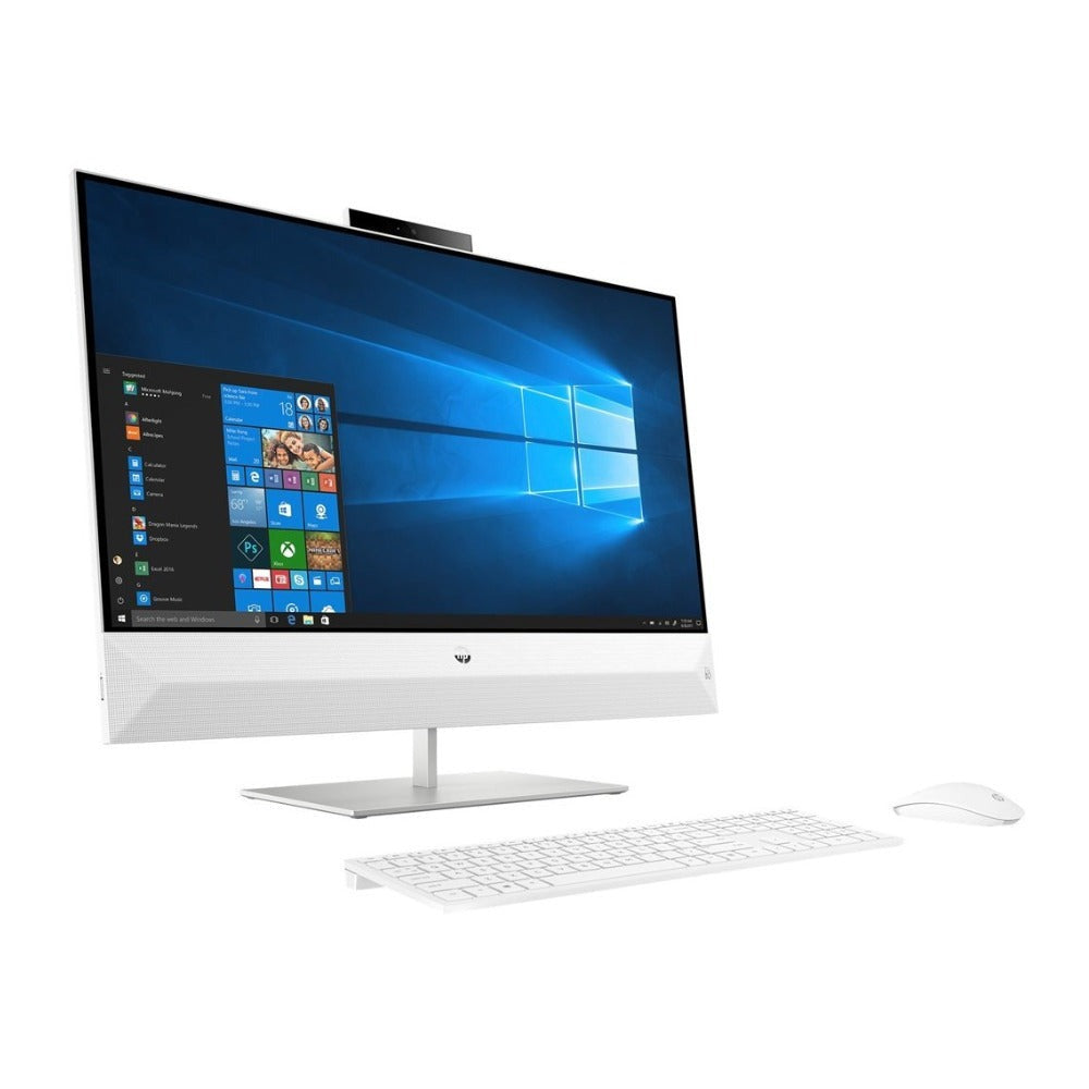 HP Pavilion 27-XA0080 27" QHD Touch All-in-One PC, Intel Core i7-8700T, 16GB RAM, 256GB SSD + 2TB HDD, NVIDIA GTX Graphics (Certified Refurbished)