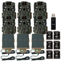 Browning Trail Camera Strike Force FHDR 40MP (6-Pack) with Accessories Bundle