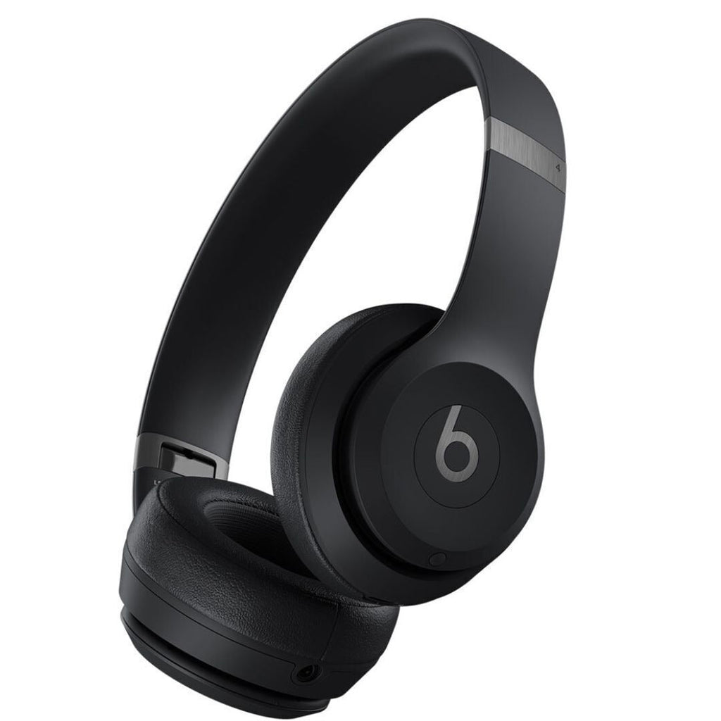 Beats Solo 4 Bluetooth Wireless On-Ear Headphones with Built-In DAC, Matte Black (Refurbished)