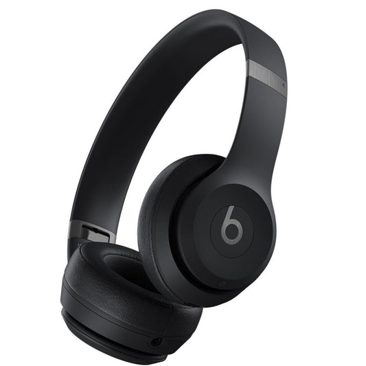Beats Solo 4 Bluetooth Wireless On-Ear Headphones with Built-In DAC, Matte Black (Refurbished)