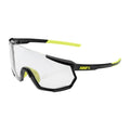 100 Percent Racetrap 3.0 Gloss Black Sport Sunglasses with Photochromic Lens