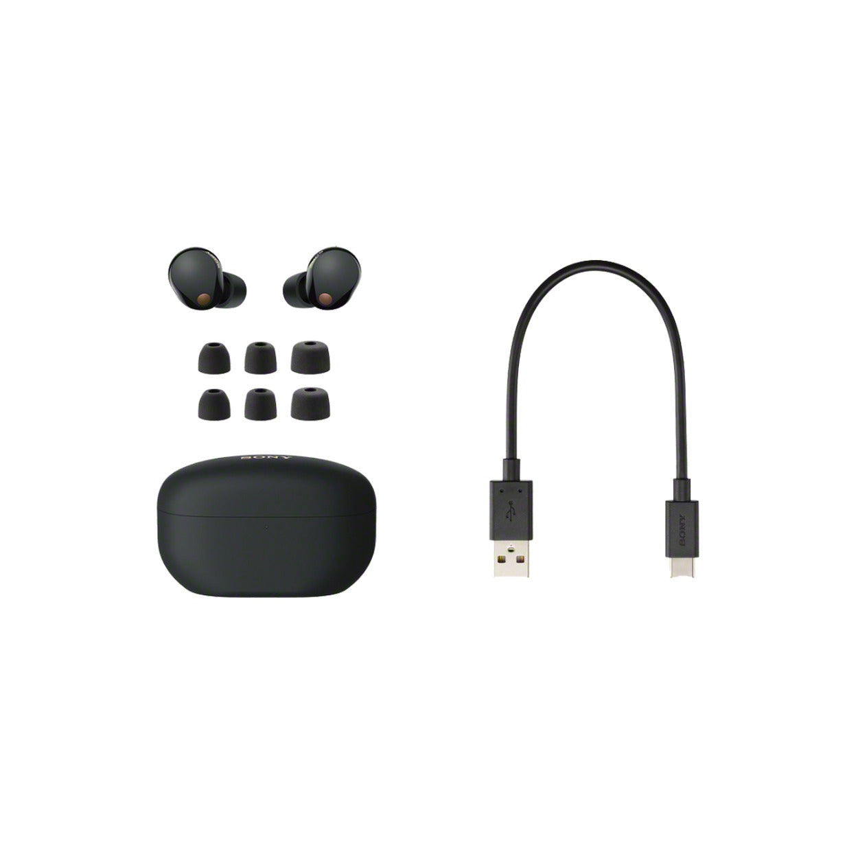 Sony WF-1000XM5 Truly Wireless Noise Canceling Earbuds (Black) (Used)