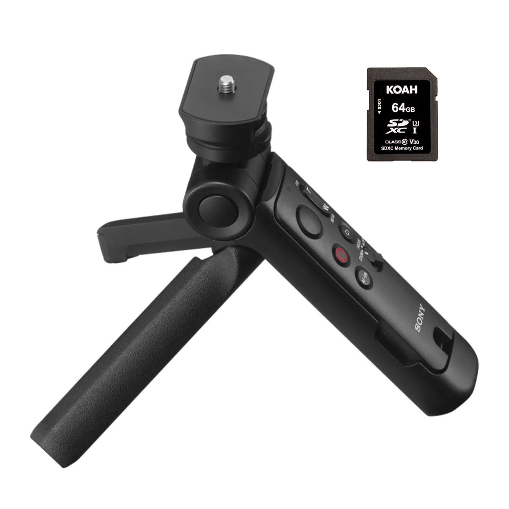 Sony ZV-1F Vlog Camera for Content Creators and Vloggers (Black) with Vlogger Accessory Kit Bundle