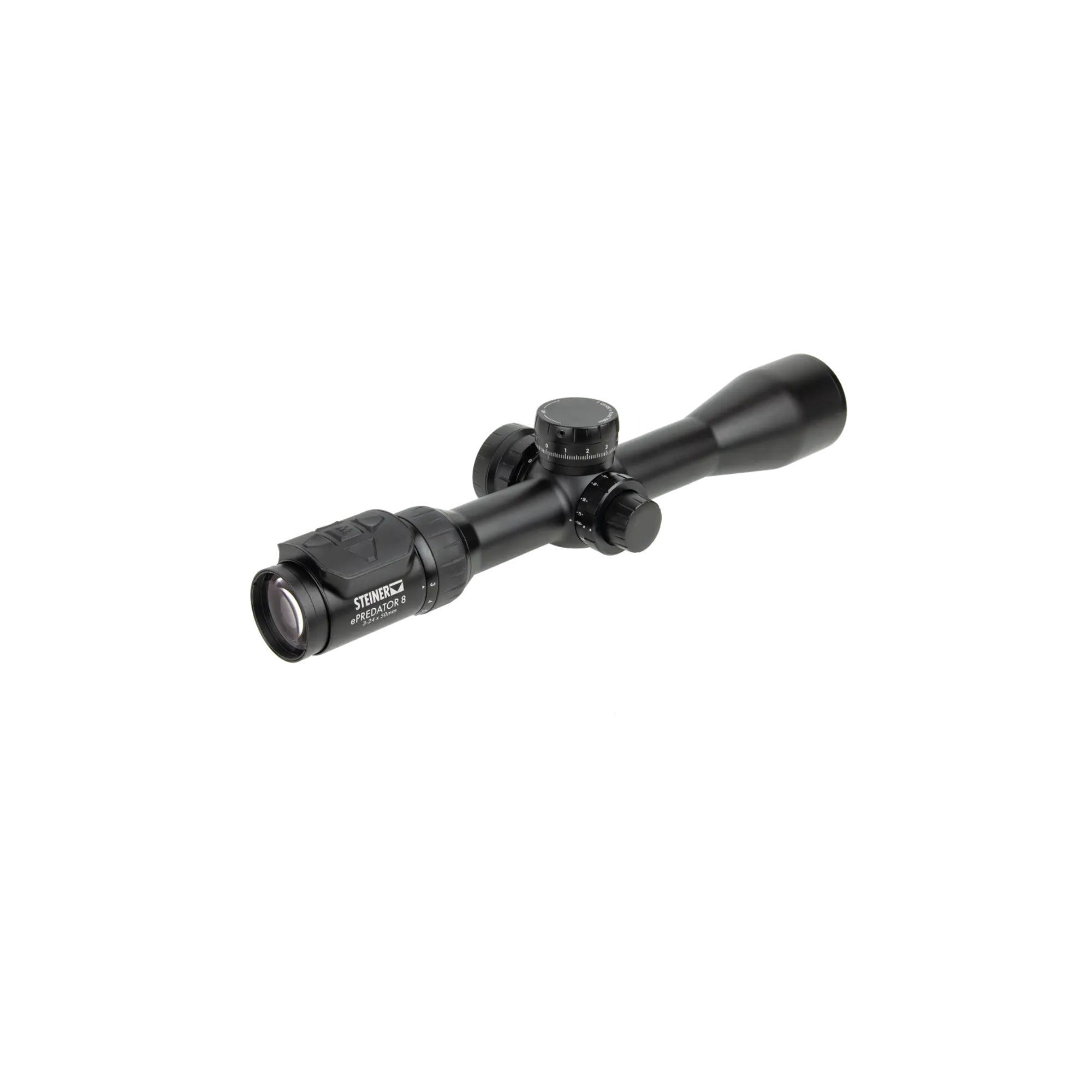 Steiner ePredator 8 3-24x50 with Real-Time Ballistics HUD Bluetooth HD Optics