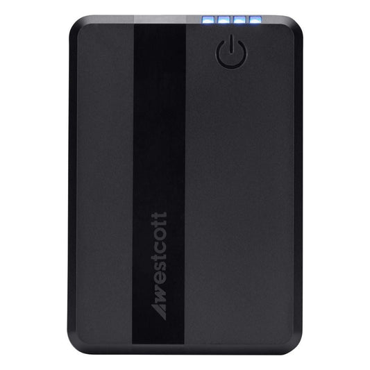 Westcott MV95 Mini V-Mount 14.8V Li-Ion Battery with USB-C, USB-A, and D-Tap Ports (95Wh, Black)