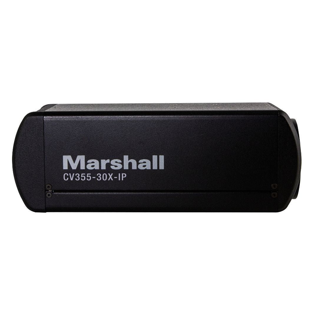 Marshall CV355-30X-IP HD60 Zoom Camera with 8.5MP HD Sensor and 25x Optical Zoom Block (Black)