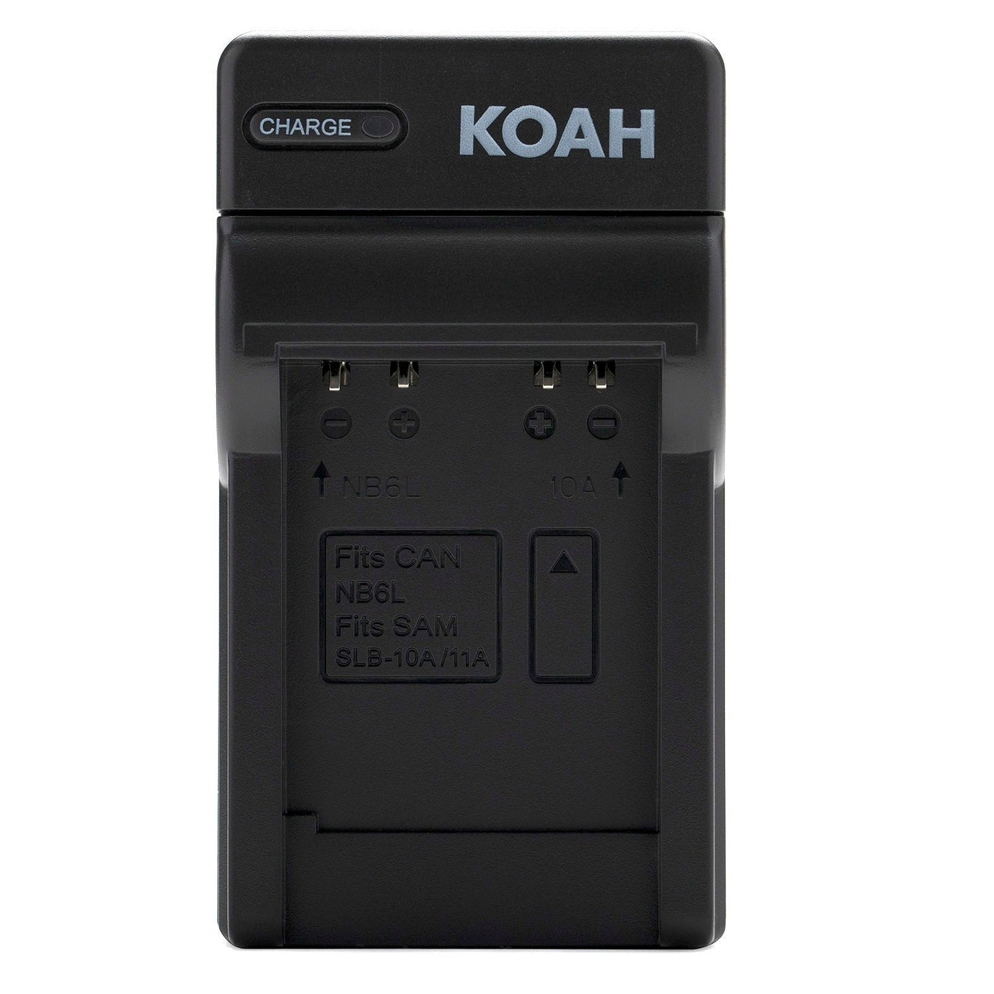 Koah 1300mAh Rechargeable Li-Ion Battery for Canon NB-6L and NB-6LH with Charger