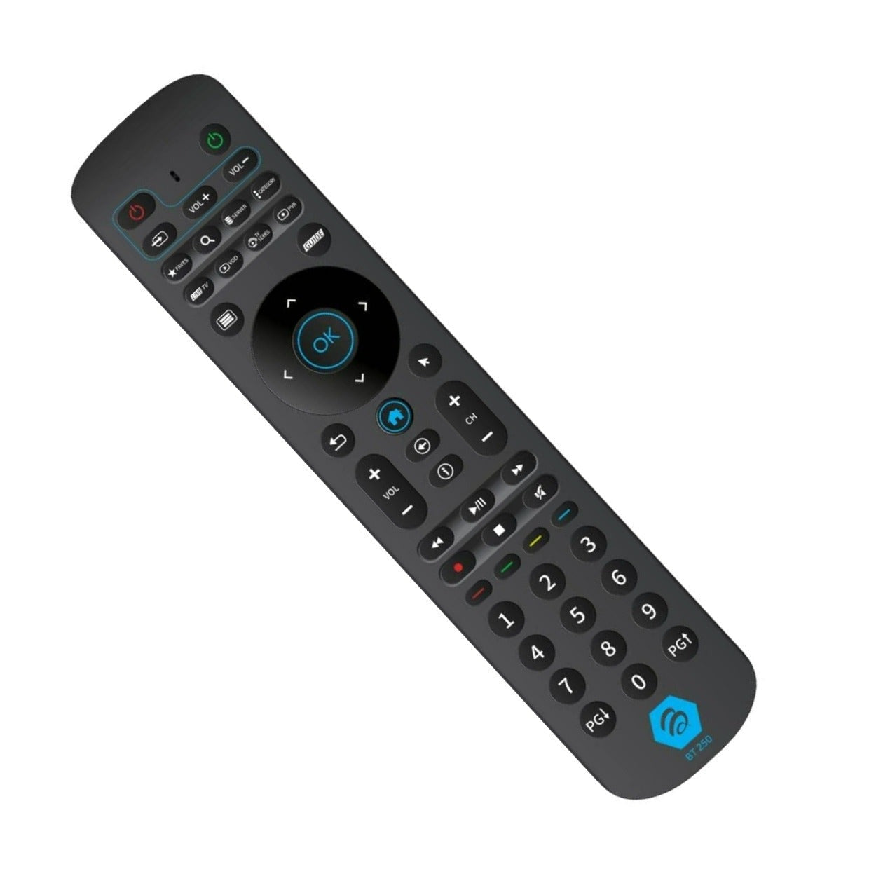 BuzzTV BT-250 Longer Life, Greater Range, Stylish and Ergonomic Remote Control