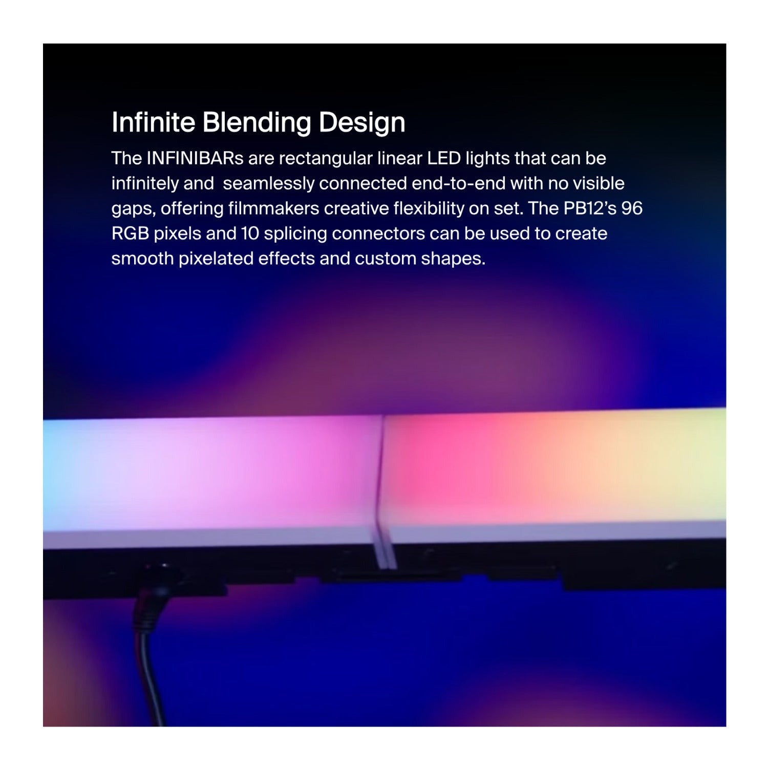 Aputure Infinibar PB12 Pixel Bar with Softbox, Grid and Connector (4 Items)