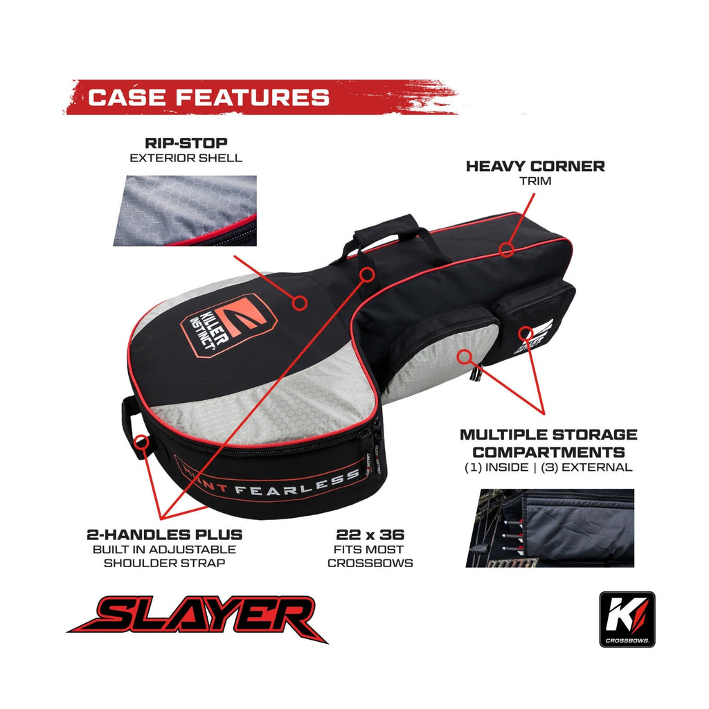 Killer Instinct Rapid 420 Crossbow Kit with Case and Broadheads Bundle