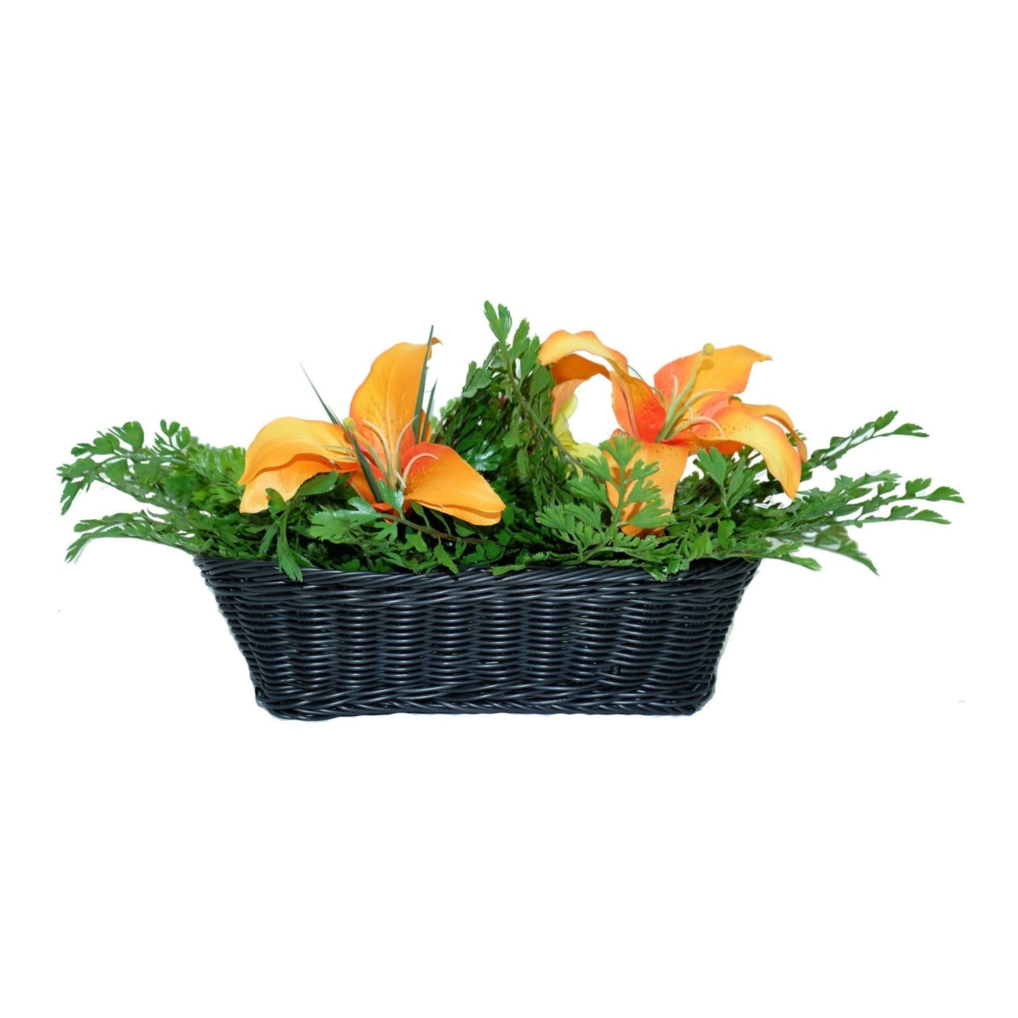 Mini Gadgets Bush Baby Faux Plant in Wicker Basket with Wi-Fi Hidden Camera