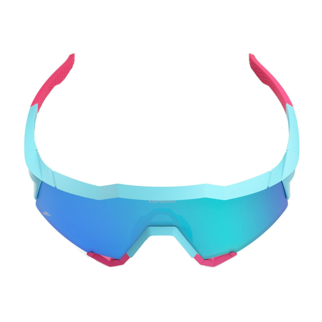 100 Percent Speedcraft LE Tatis 4 Soft Tact Blue Sunglasses with TR90 Frame