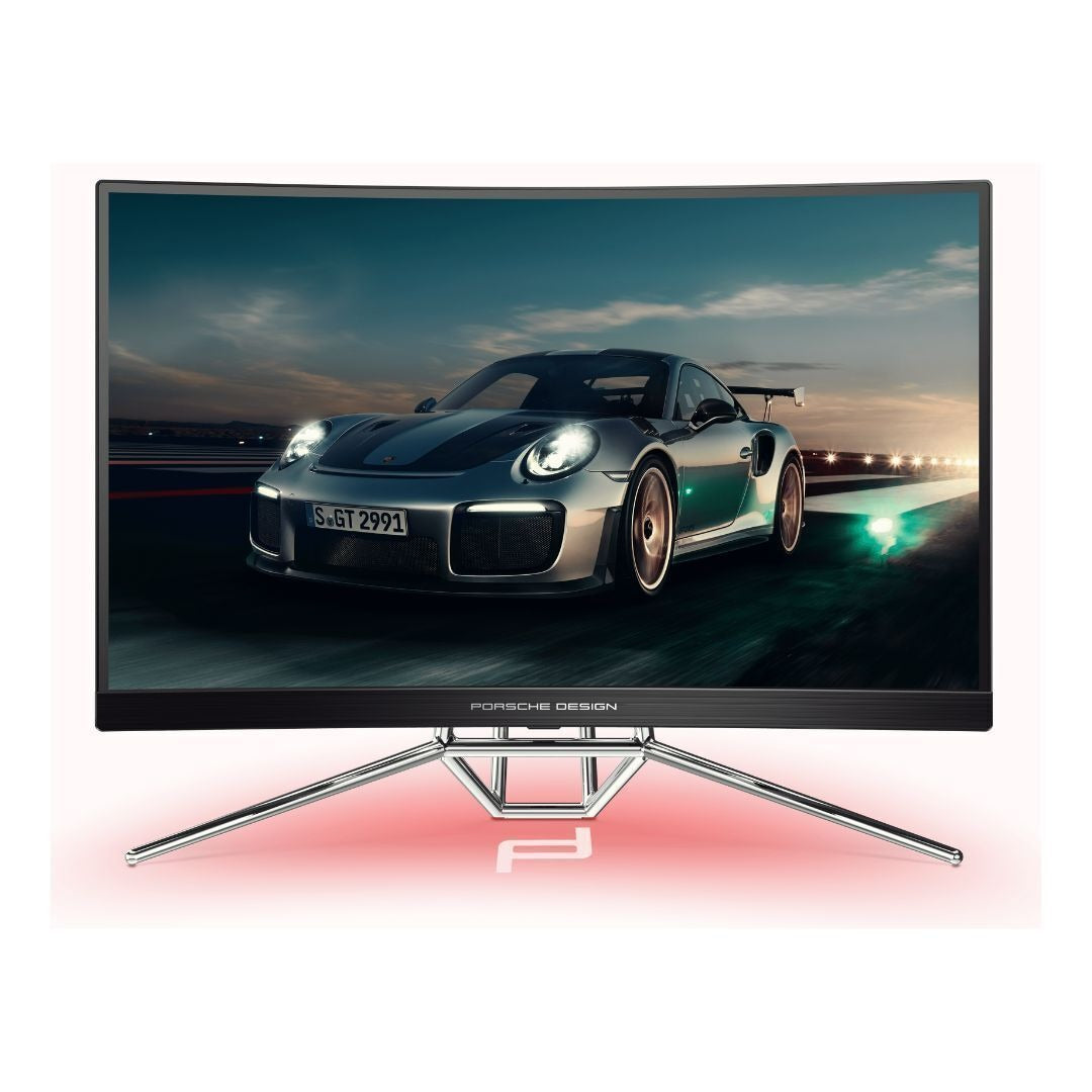 AOC International Porsche Design Agon PD27 27-Inch Gaming Monitor with 1000R Curved Design (Black)