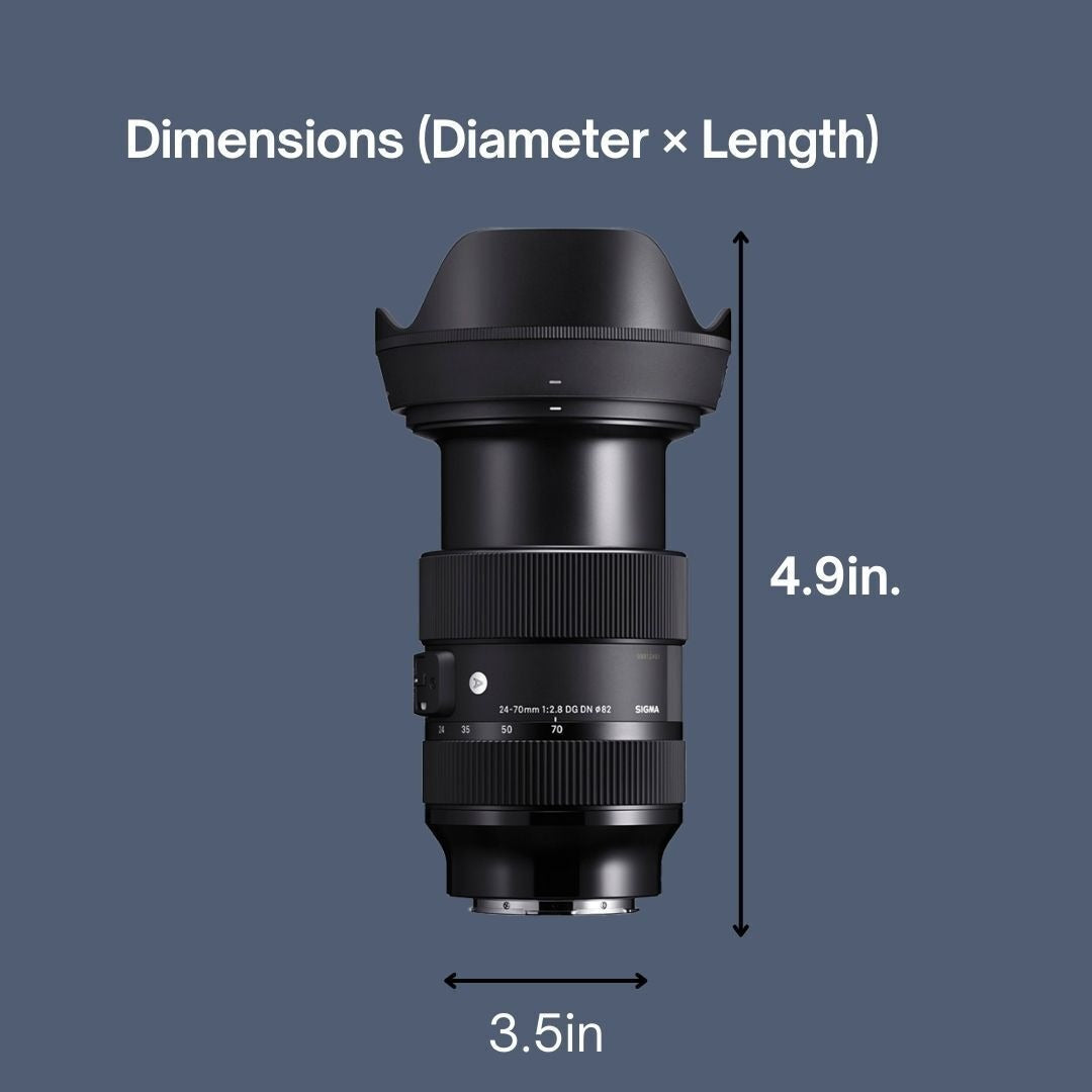 Sigma 24-70mm f/2.8 DG DN Lens for Sony E-Mount with Memory Bundle