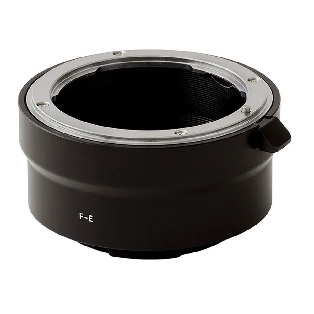 Urth Nikon F Lens Mount to Sony E Camera Mount Hardened Aluminum Manual Adapter (Matte Black)