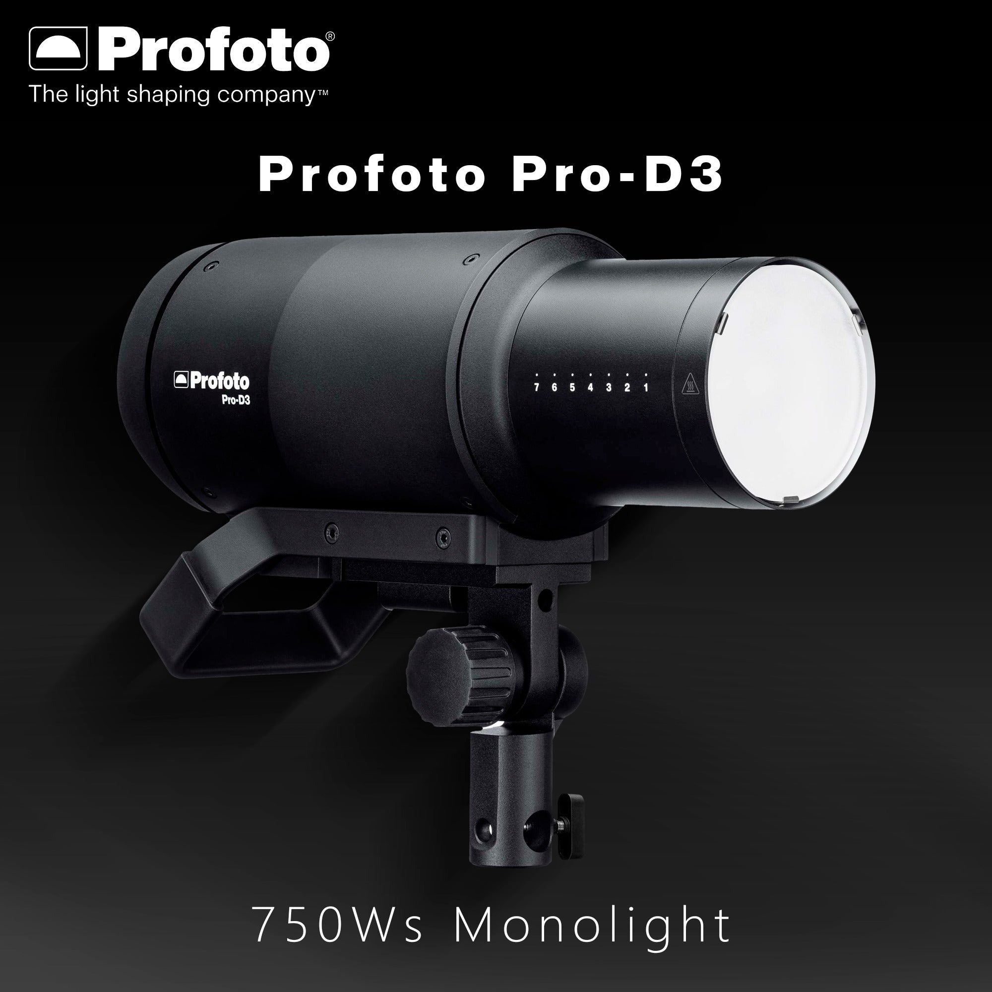 Profoto Pro-D3 Industrial-Grade Monolight 750W Bundle with Connect Pro for Nikon