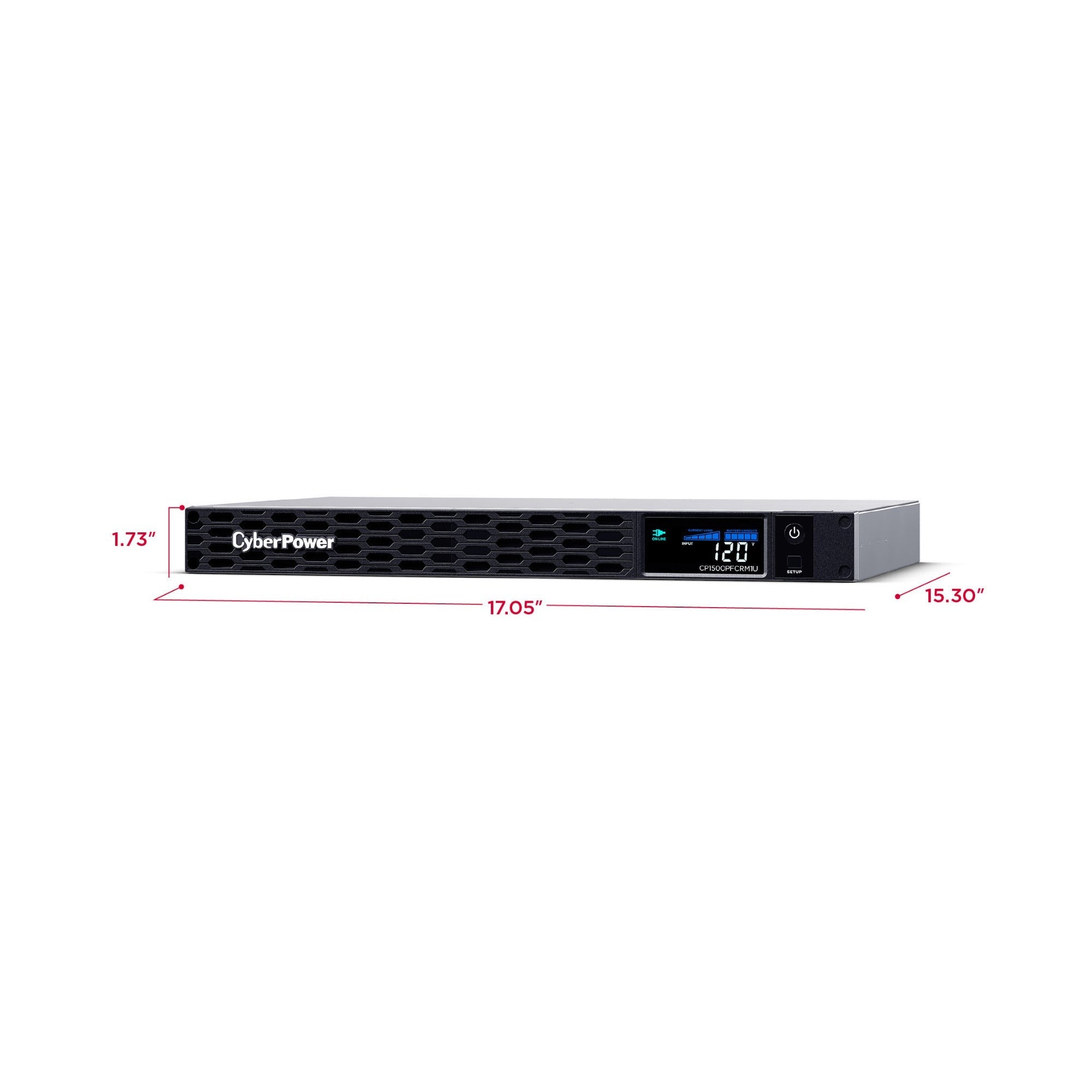 CyberPower CP1500PFCRM1U PFC Sinewave UPS Battery Backup and Surge Protector