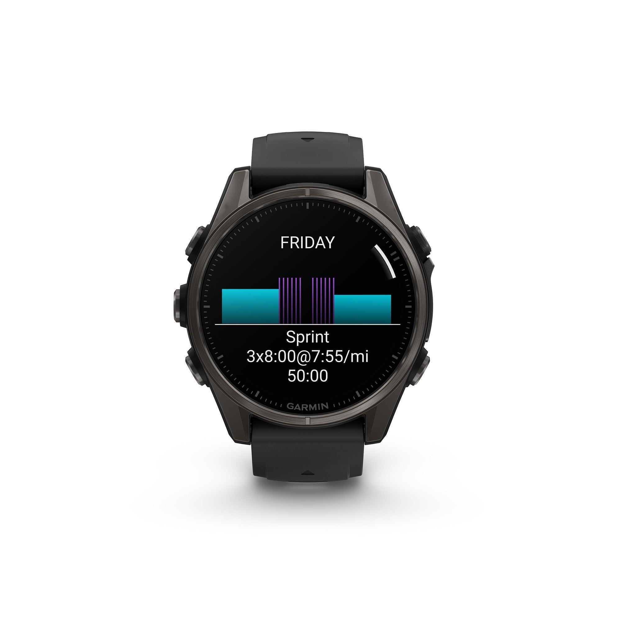 Garmin fēnix 8 AMOLED Sapphire GPS Smartwatch (43mm, Black/Pebble Gray) (Used)