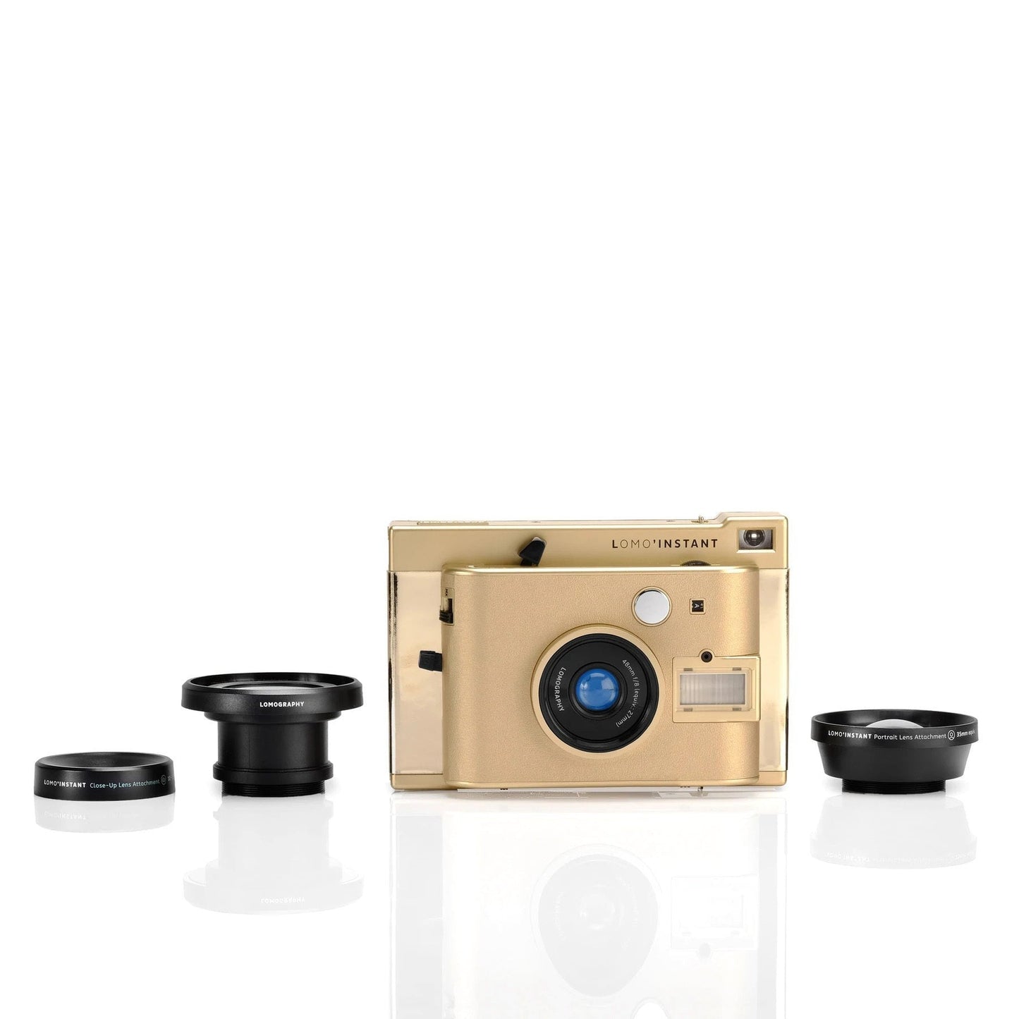Lomography Lomo'Instant Mini Instant Camera with 3 Lenses (Yangon Gold Edition)