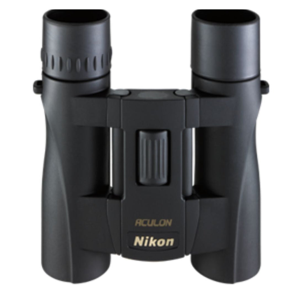 Nikon ACULON A30 10x25 Roof Prism Binoculars, Lightweight Ergonomic Design (Black) (Certified Refurbished)