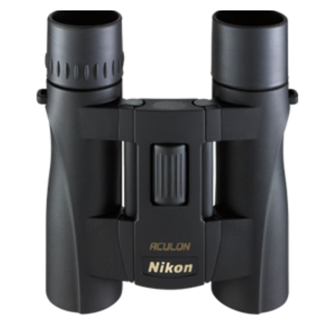 Nikon ACULON A30 10x25 Roof Prism Binoculars, Lightweight Ergonomic Design (Black) (Certified Refurbished)