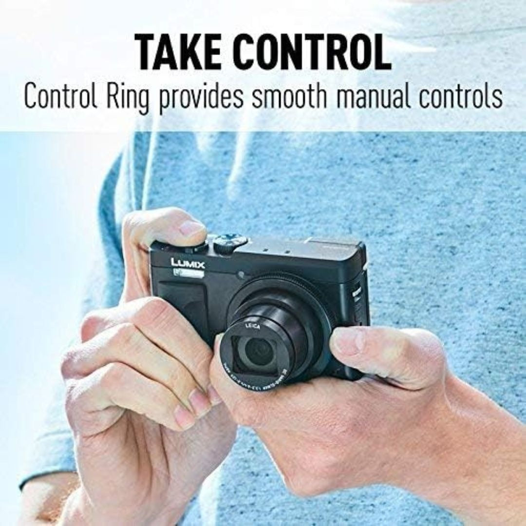 Panasonic LUMIX DC-ZS70S Digital Camera, 20.3MP, 4K (Silver) (Certified Refurbished)