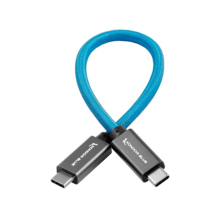 Kondor Blue USB C to USB C High Speed Cable for SSD Recording