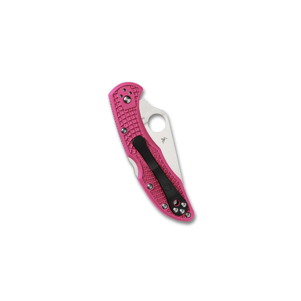 Spyderco Delica 4 Lightweight CPM S30V Blade Pink FRN Handle