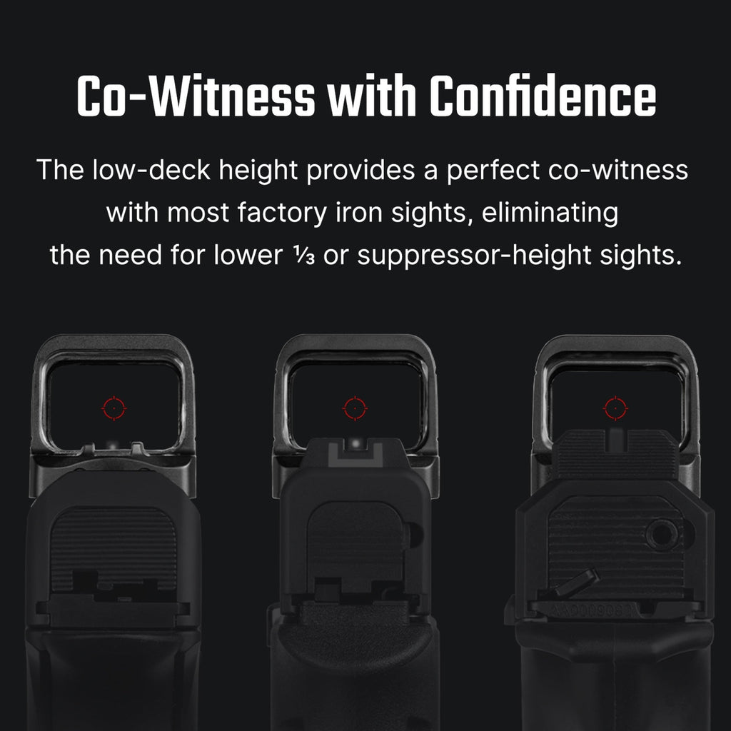 Osight SE 2 MOA Red Dot and 32 MOA Circle Sight with Parallax-free Performance