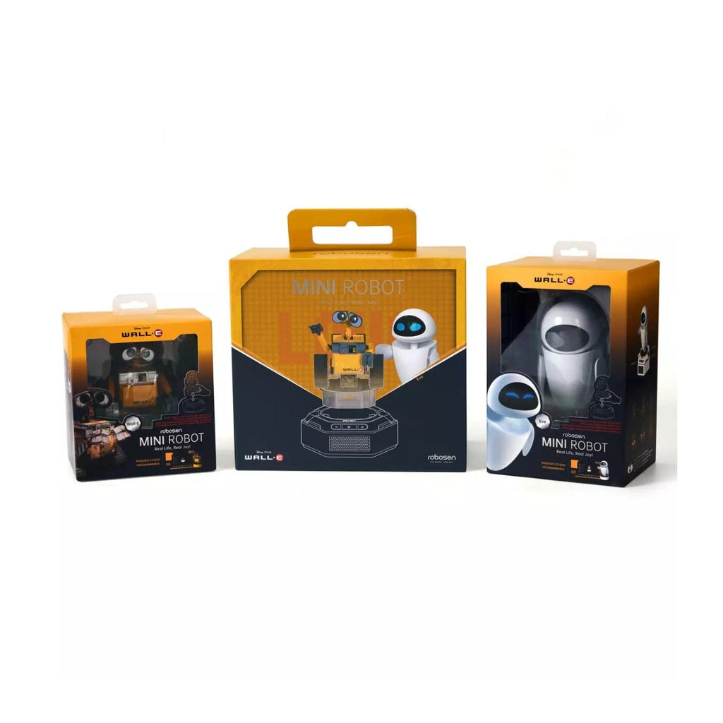 Robosen Mini Robot WALL-E & Eve Action Figure Collector's Set