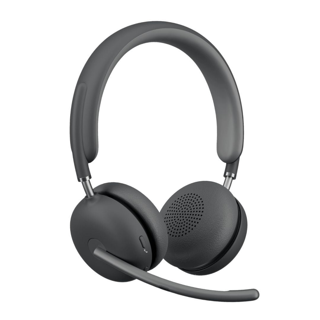 Logitech Zone wireless 2 Teams AI Headset with Built-In Battery for Noise-Free Calls (Graphite)