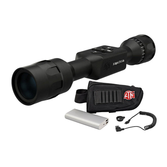 ATN X-Sight LTV 3-9x Day/Night Hunting Rifle Scope with Battery Pack Weapon Kit