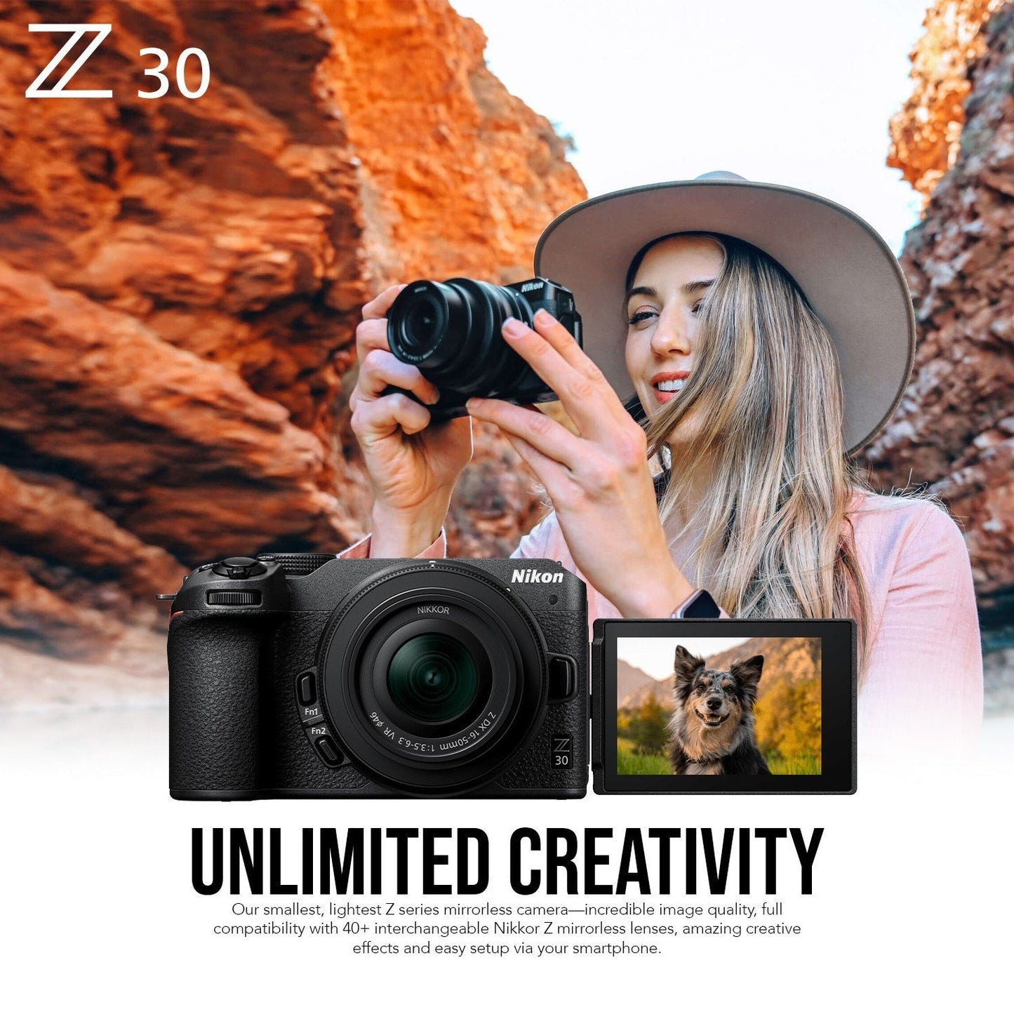 Nikon Z 30 Creators Kit w/ NIKKOR DX 16-50mm f/3.5-6.3 VR