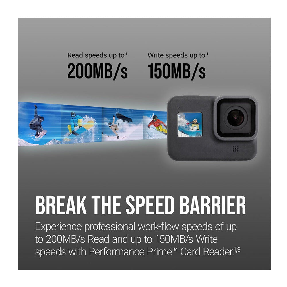 PNY 256GB PRO Elite Prime microSDXC Memory Card with SD Adapter