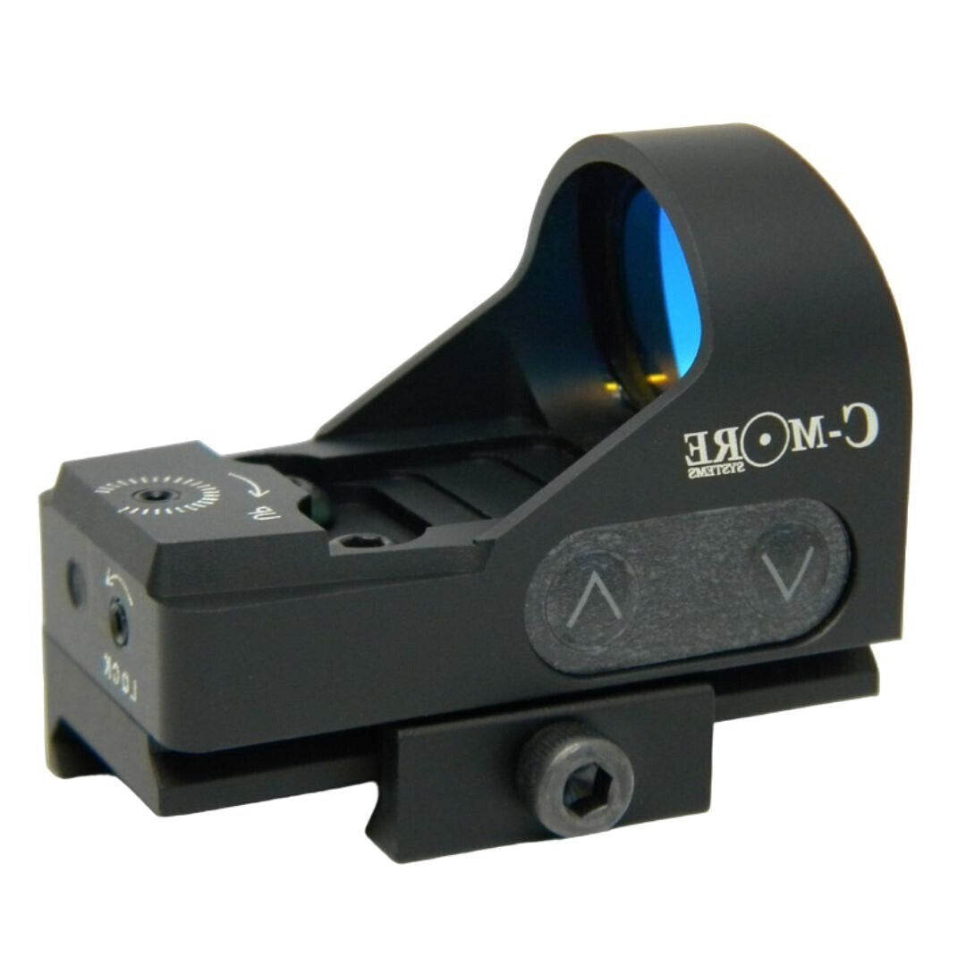 C-MORE RTS2R V5 Micro Red Dot Sight with Rail Mount and Motion Sensing System, Black (10 MOA)