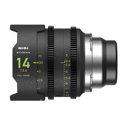 NiSi 14mm ATHENA PRIME Full Frame Cinema Lens T2.4 with Fluorescent Focal Scale (PL Mount)